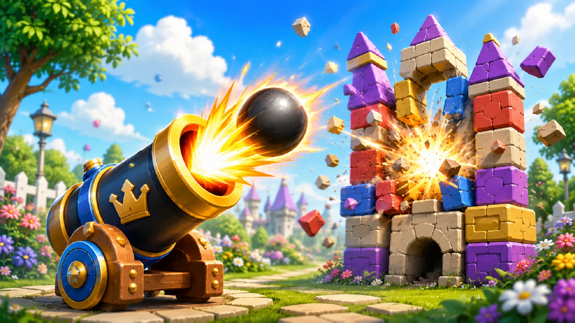 Knock Out Royal Smash Canon 3D screenshot