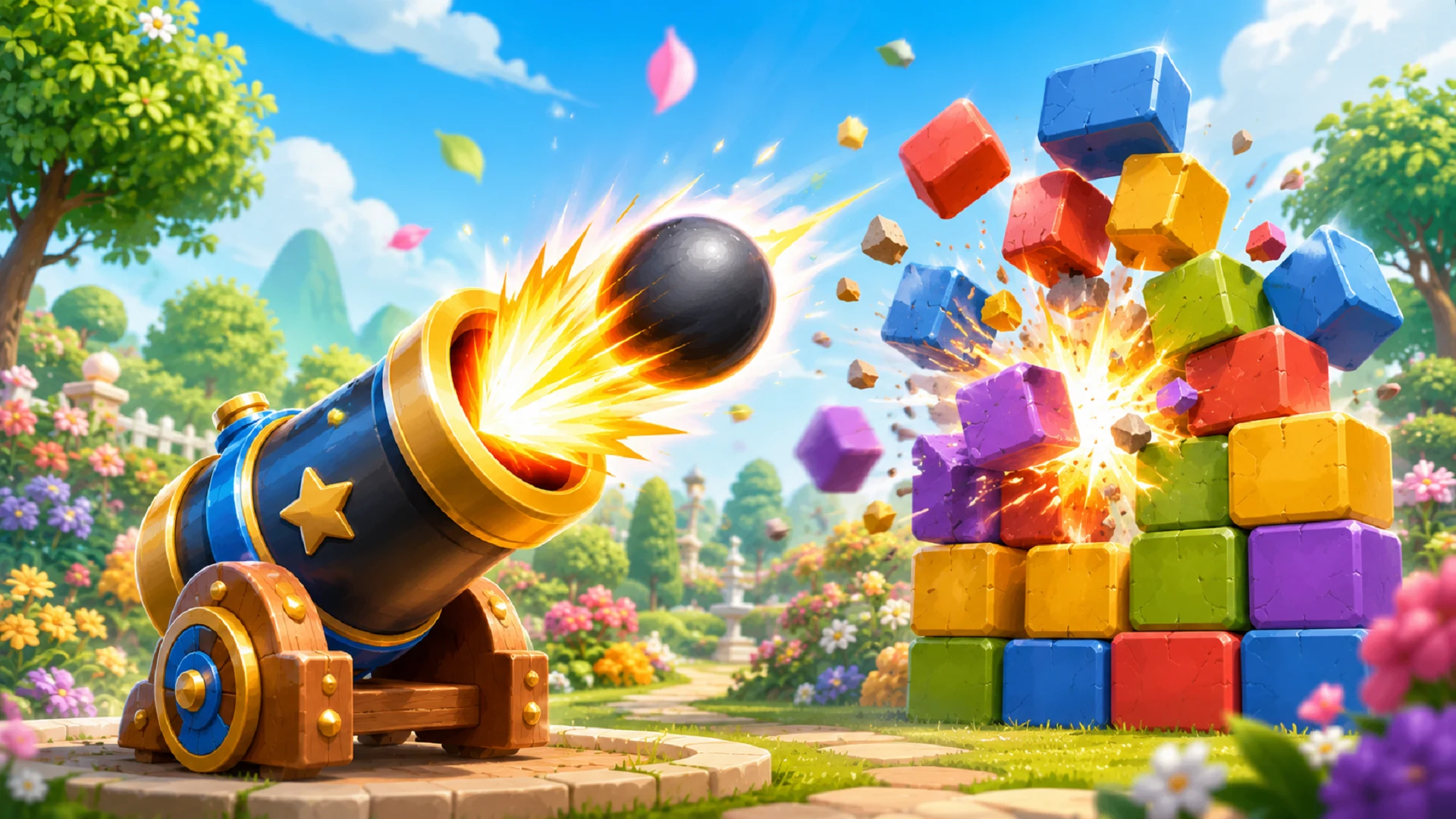 Knock Out Royal Smash Canon 3D screenshot